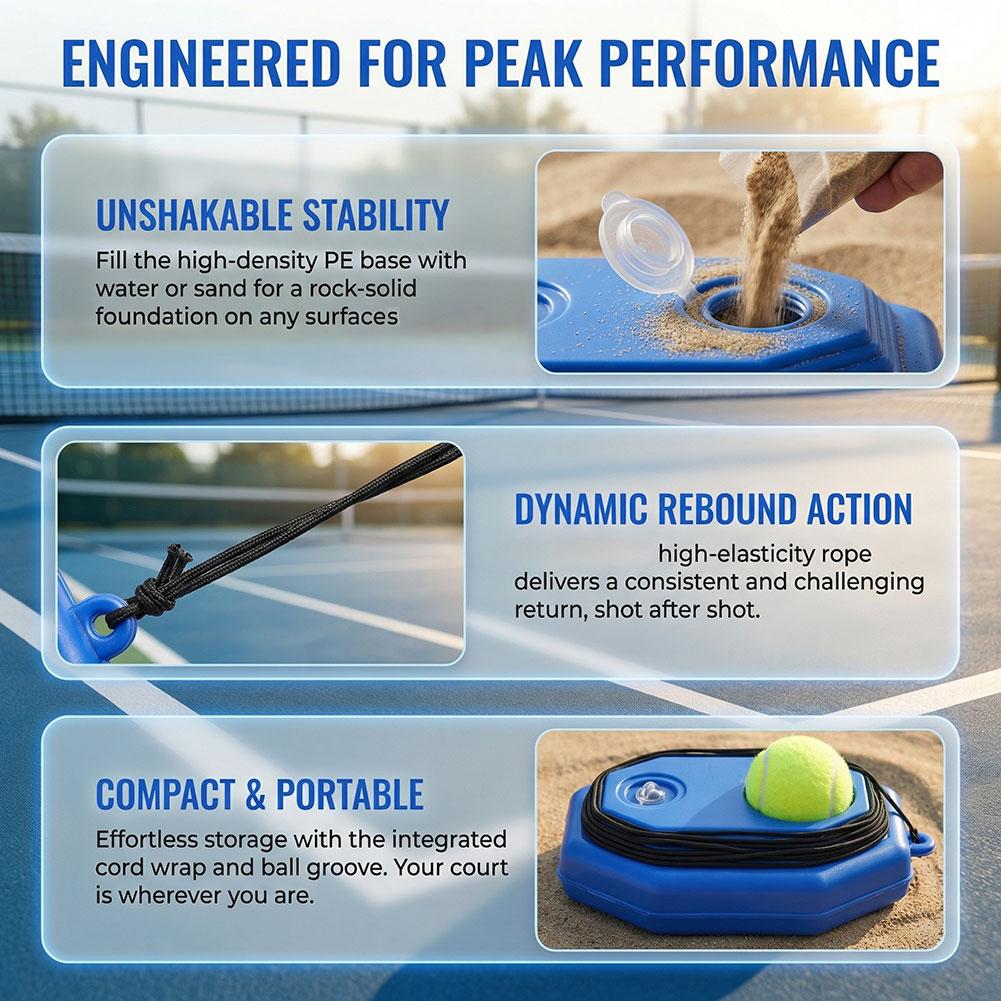 Rete da Tennis Portatile con S - Practice Net Hitting recensione e prezzo